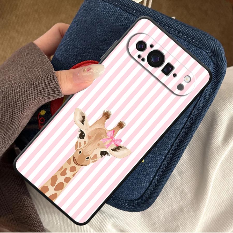 Phone Cases Pixel 10 - Cartoon Giraffe Funda Phone Cover Case