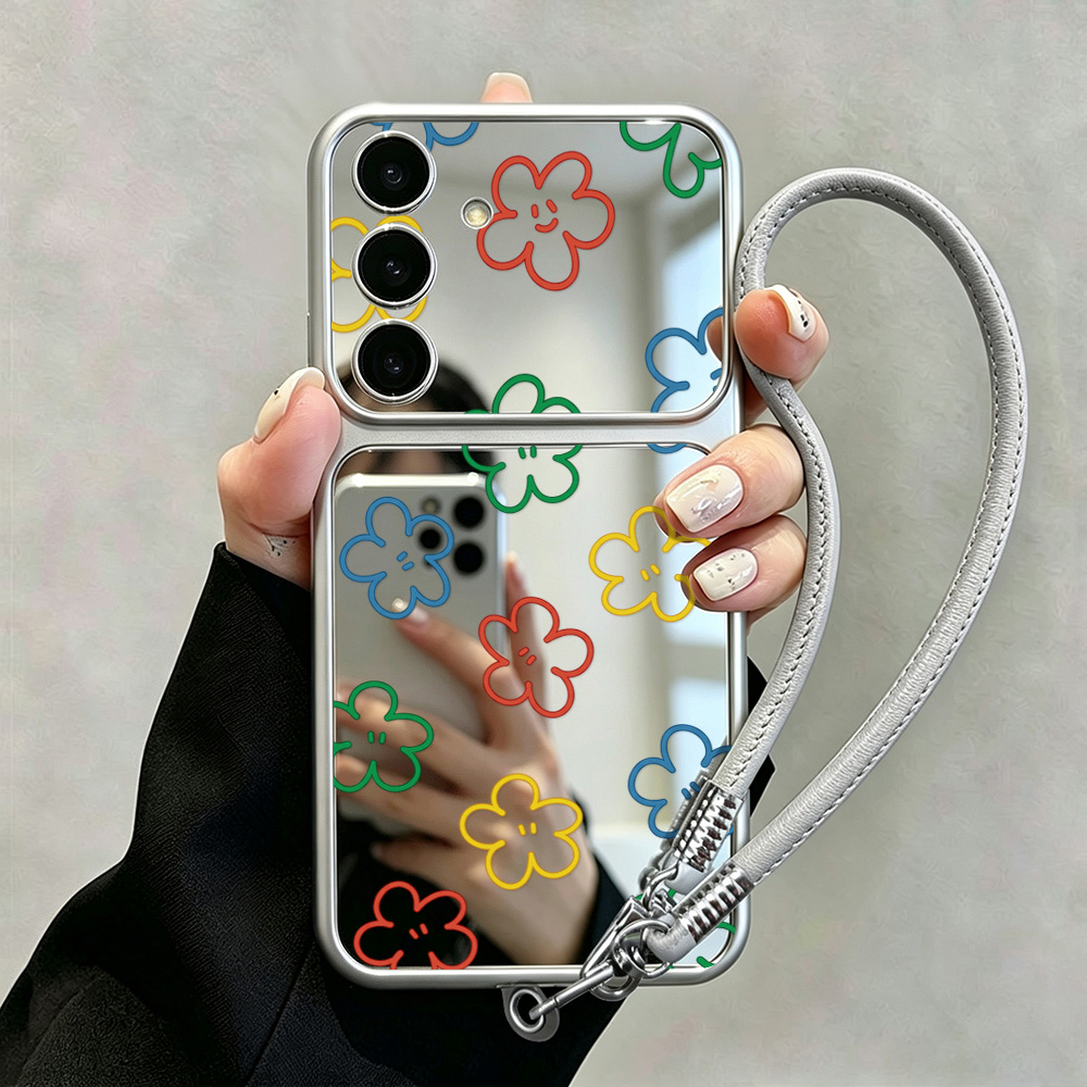 Phone Cases Galaxy A16 5G - Make Up Mirror Flower Phone Case
