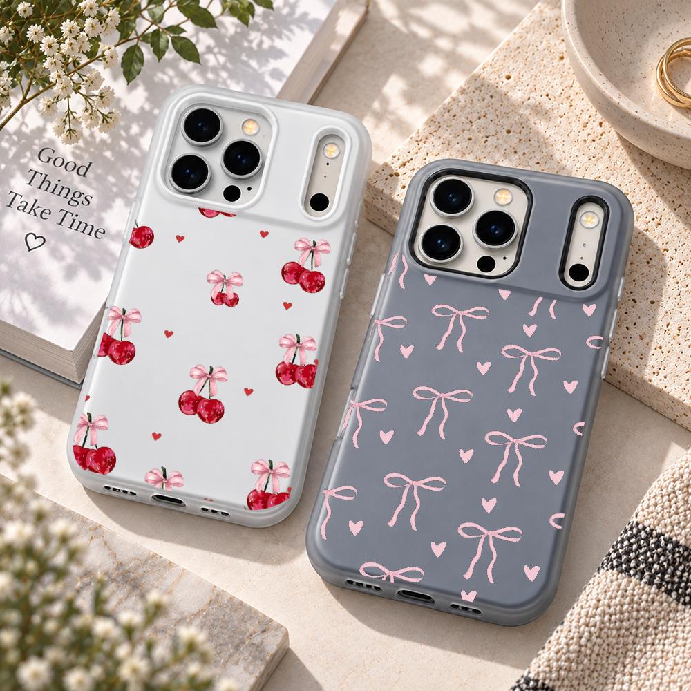 Phone Cases Cute Iphone 14 - Cute Pink Heart Bow Cute Pink