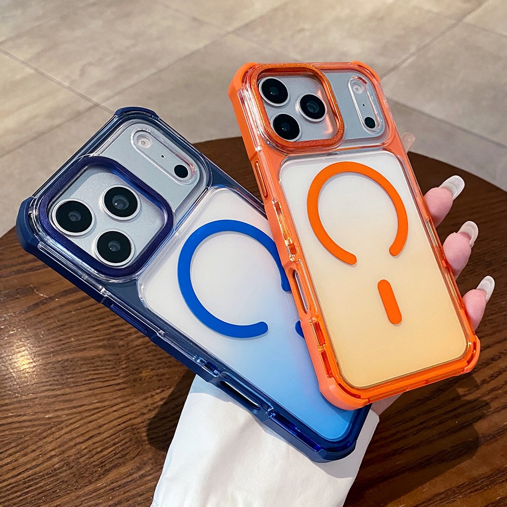 Gradient Color Case - Luxury Gradient Clear Magnetic For Magsafe