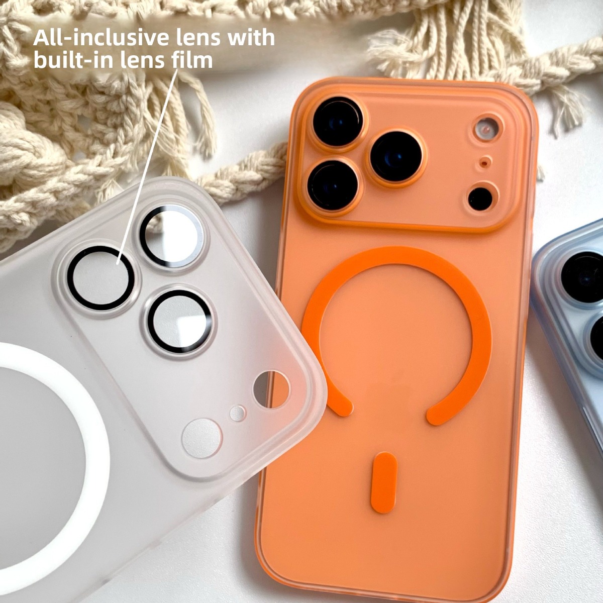 Transparent Thin Case - Translucent Thin for Magsafe Wireless Charge