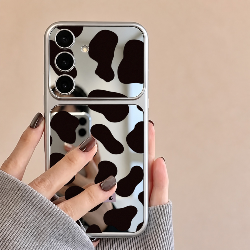 Y2K Aesthetic Cow Print Mirror - Phone Cases Aesthetic review and price
