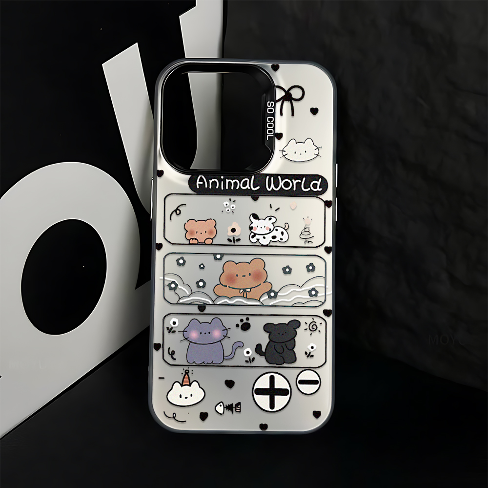Animal World Cute Pattern Y2K  - Phone Cases Cool Girl review and price