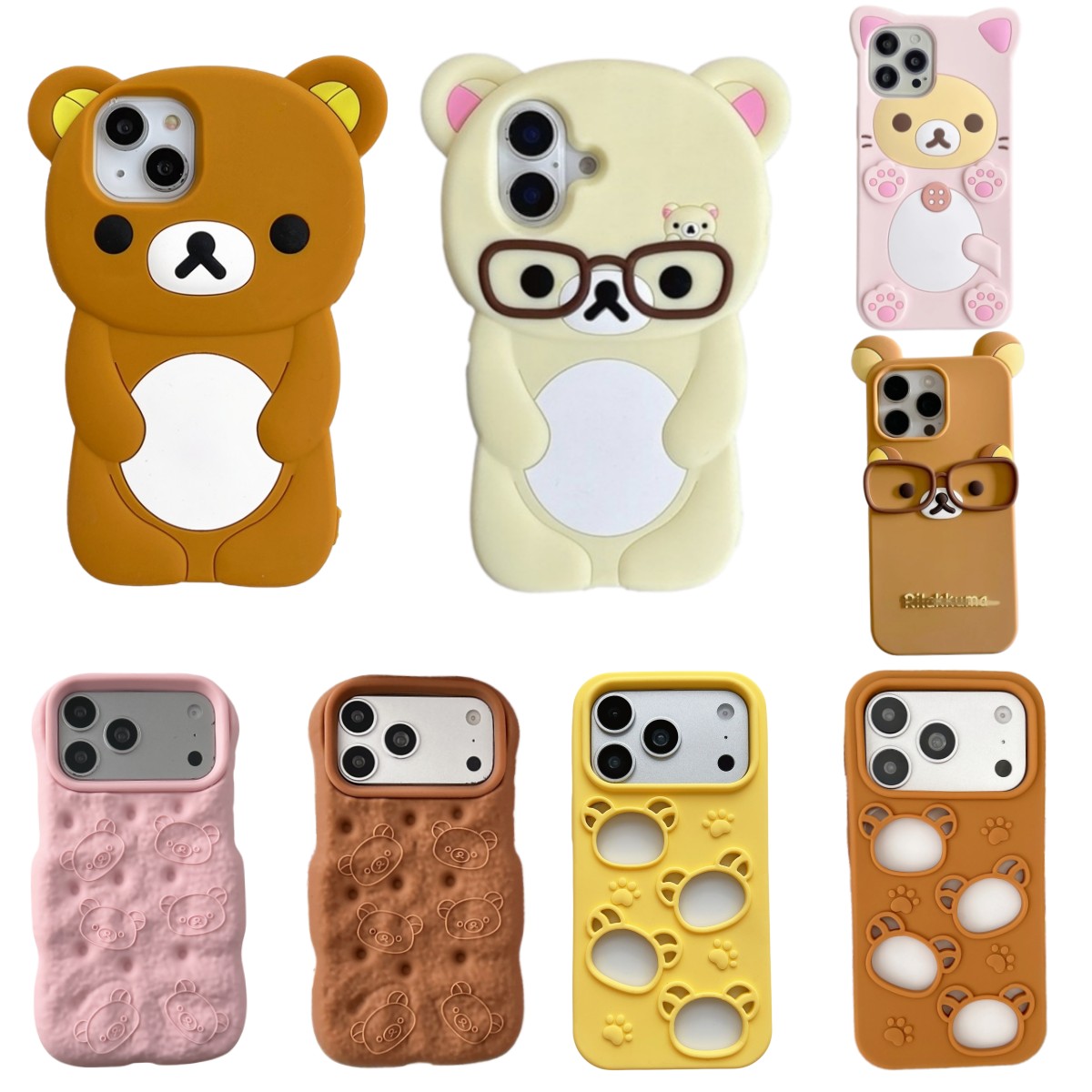 So Cute 3D Cartoon Teddy Bear  - Phone Cases Kids review and price