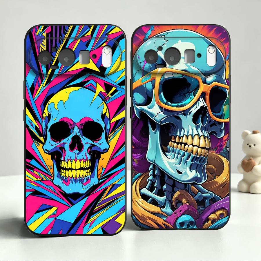 Neon Pop Art Skull Case for Go - Phone Cases Pixel 10 review and price