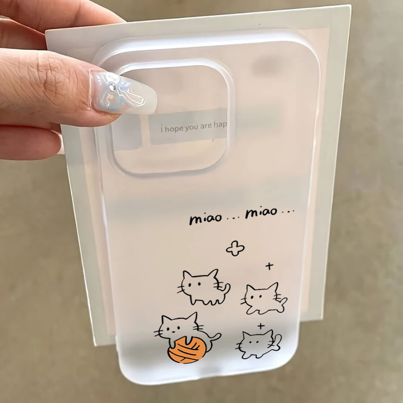 Cute Black Cat Pattern Phone C - Phone Cases Cute Iphone 14 review and price