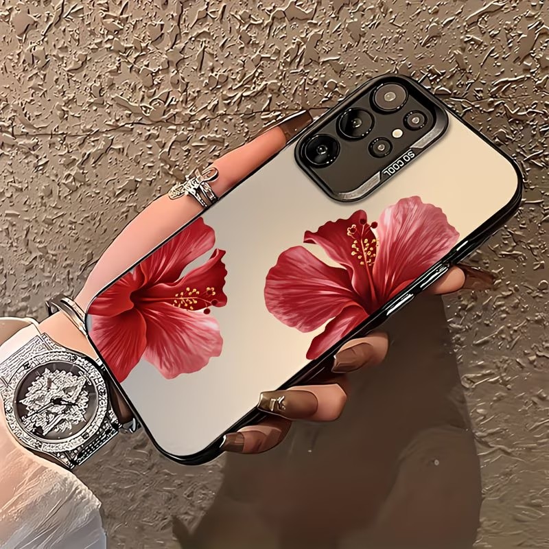 Red Hibiscus Floral Pattern Ph - Gradient Color Case review and price