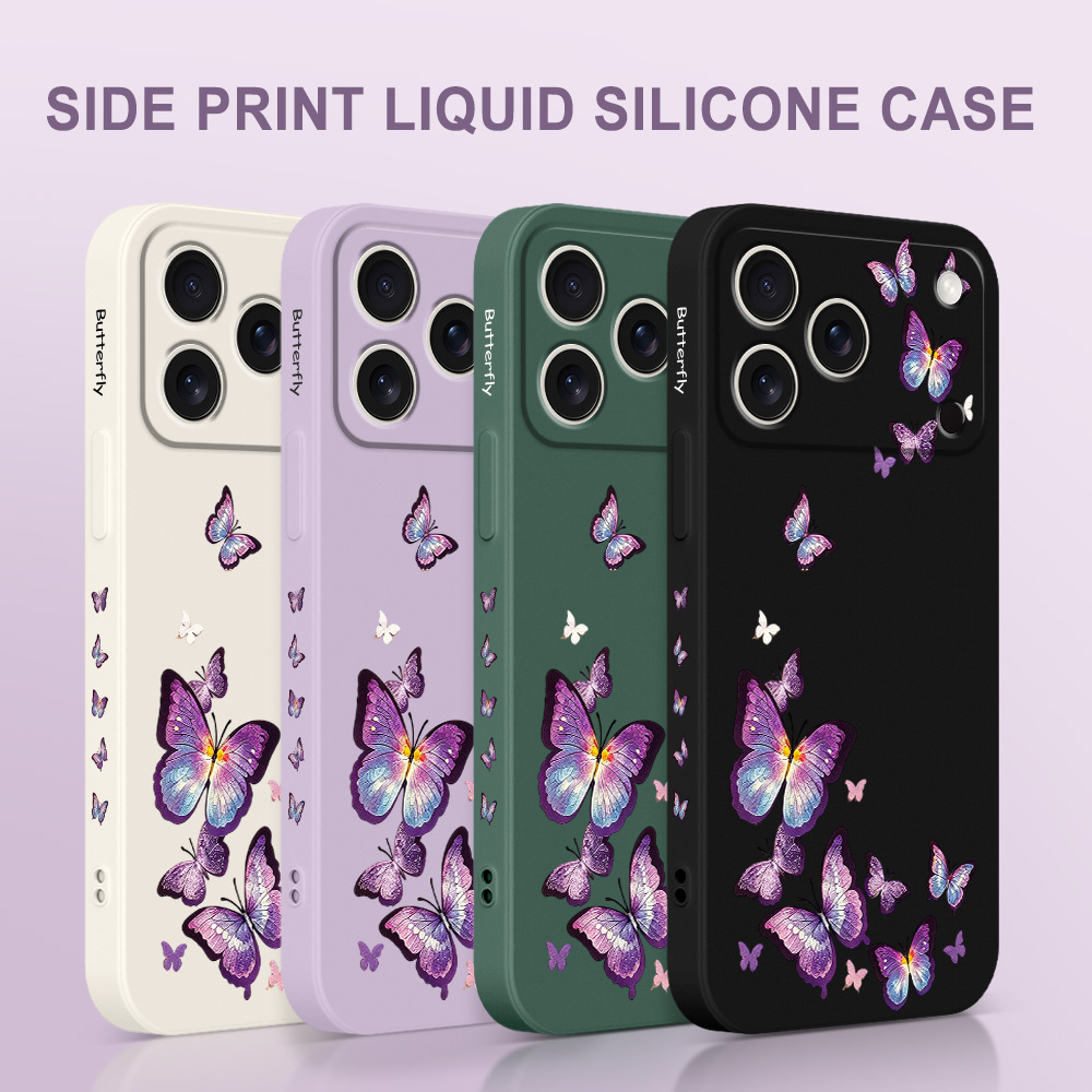 Butterfly Rush Phone Case For  - Silicone Liquid Case review and price