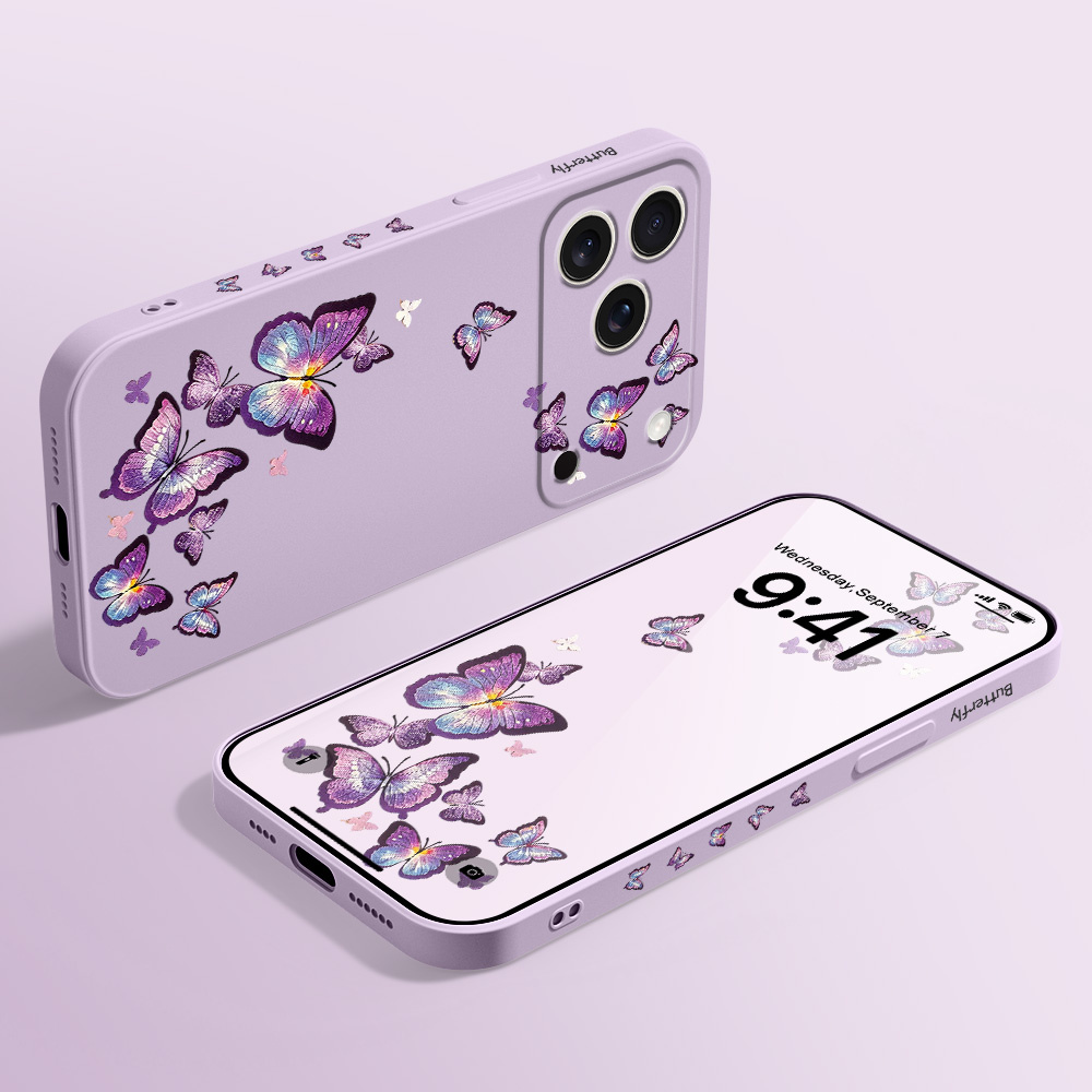 Butterfly Rush Phone Case For  - Silicone Liquid Case review and price