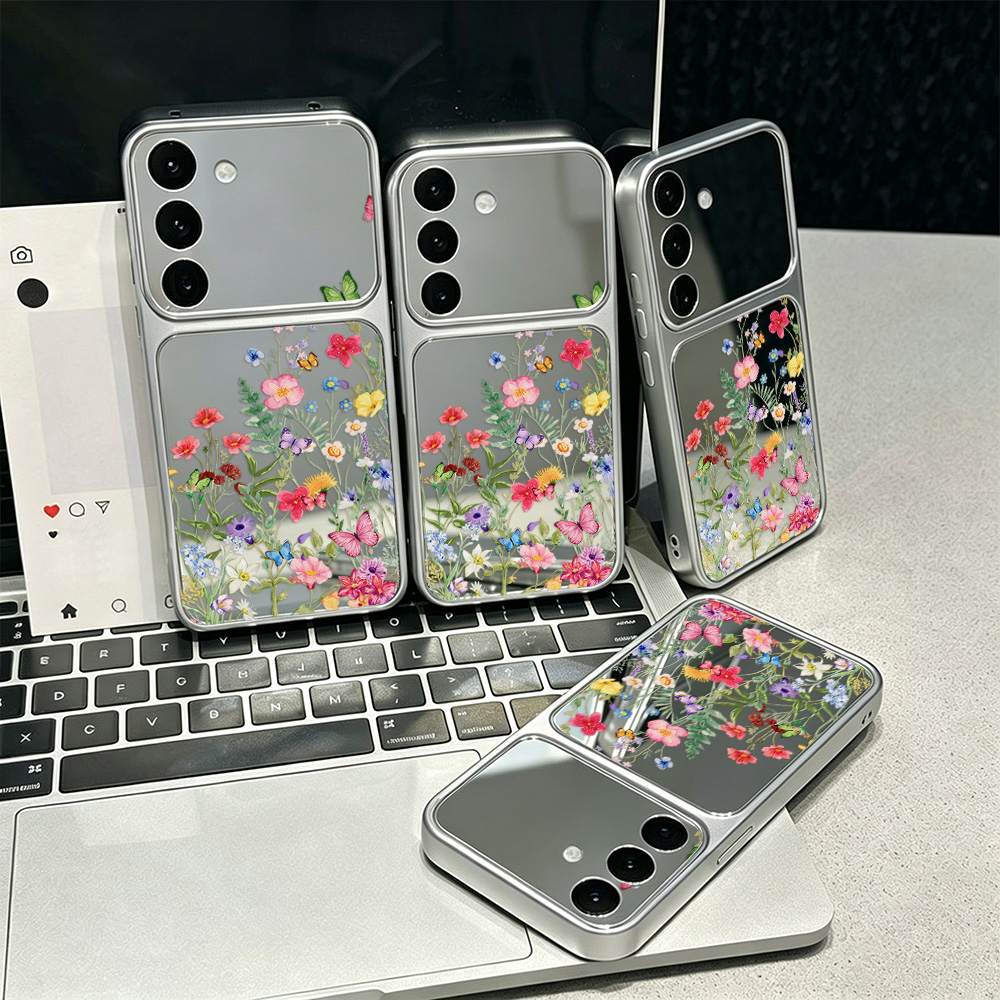 Aesthetic Floral Butterfly Mak - Phone Cases Aesthetic review and price