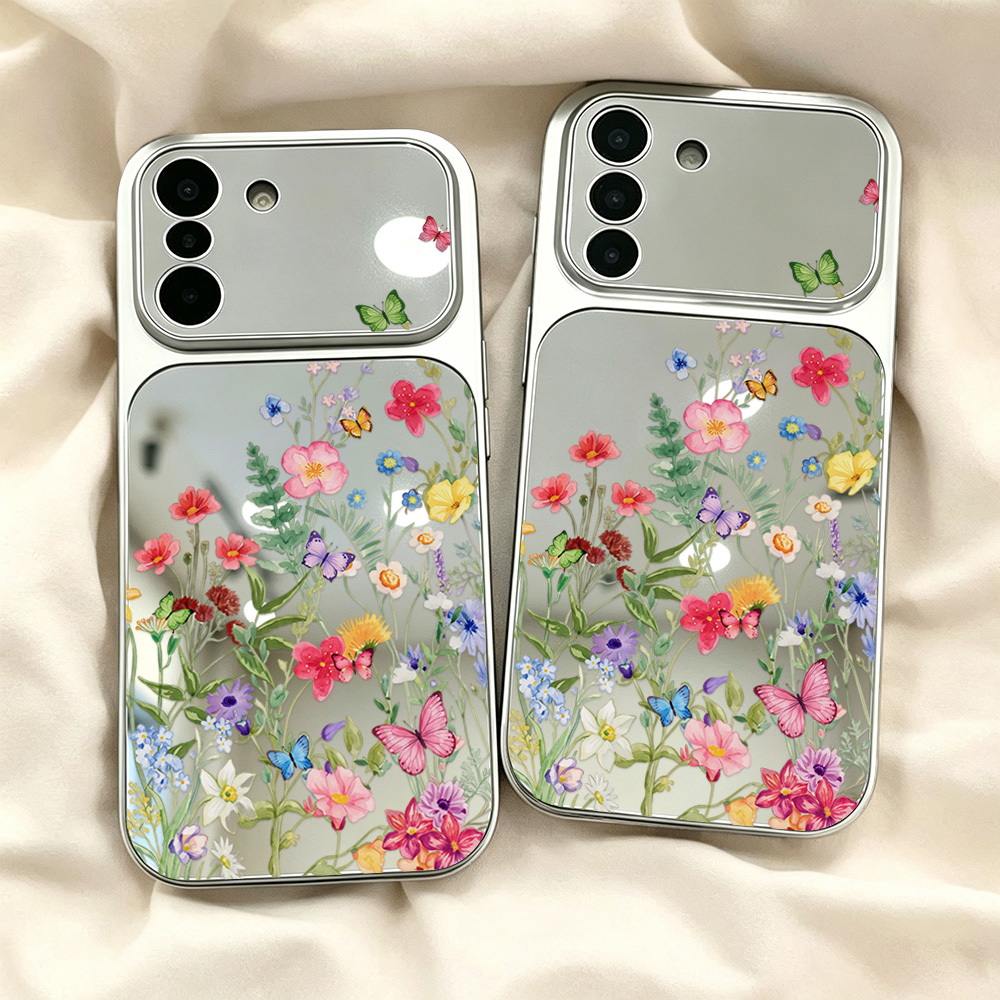 Aesthetic Floral Butterfly Mak - Phone Cases Aesthetic review and price