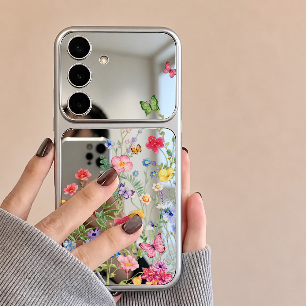 Aesthetic Floral Butterfly Mak - Phone Cases Aesthetic review and price