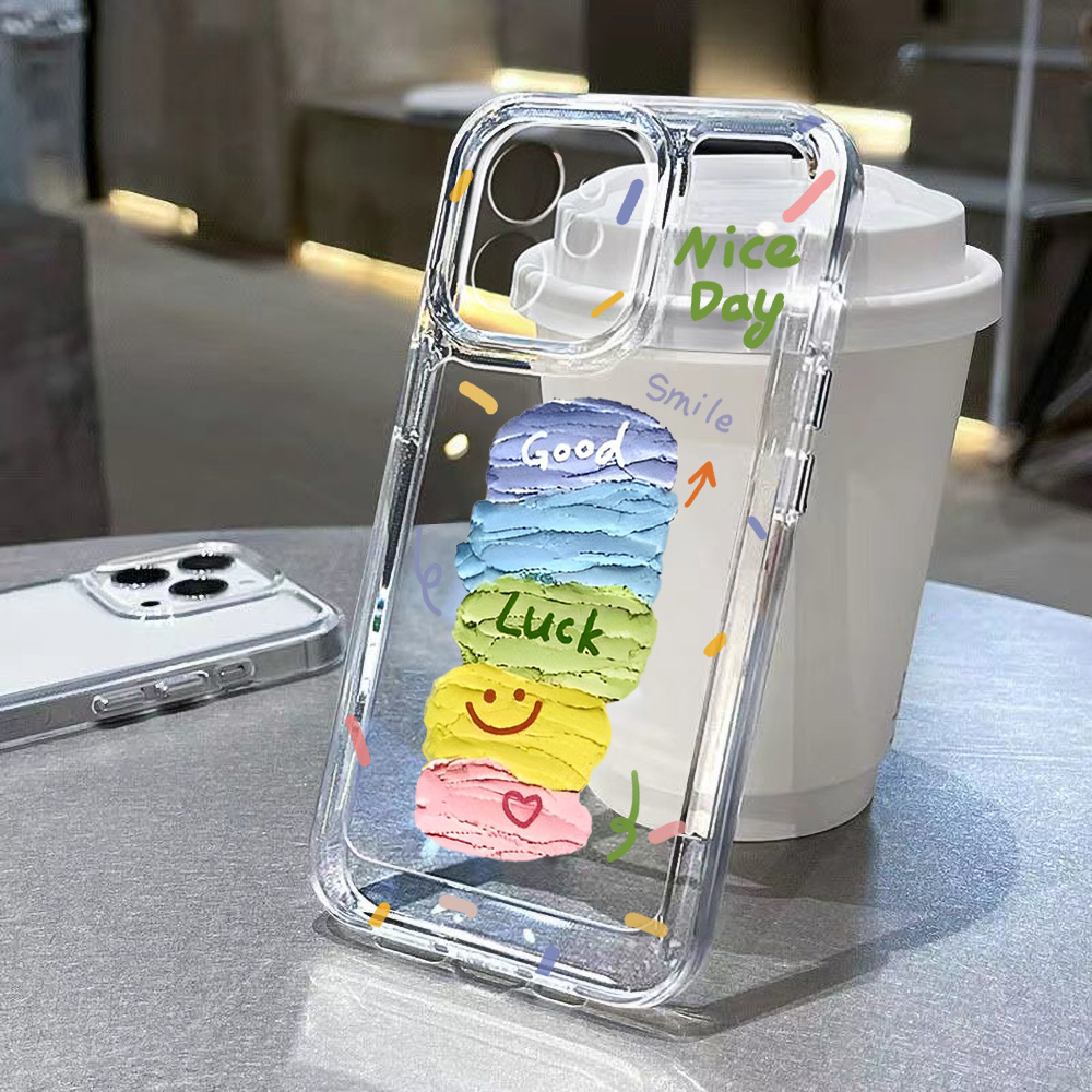 Colorful Phone Case For iPhone - Phone Cases Aesthetic review and price