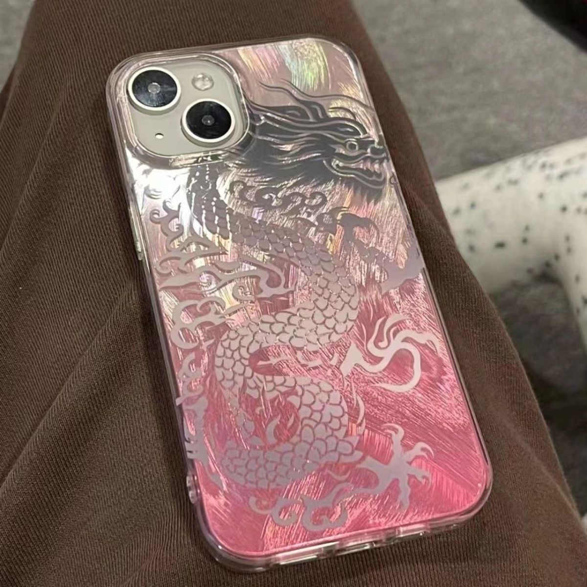 Pink Gradient Chinese Loong Pa - Gradient Color Case review and price