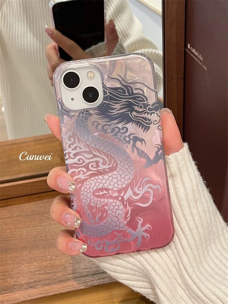Pink Gradient Chinese Loong Pa - Gradient Color Case review and price