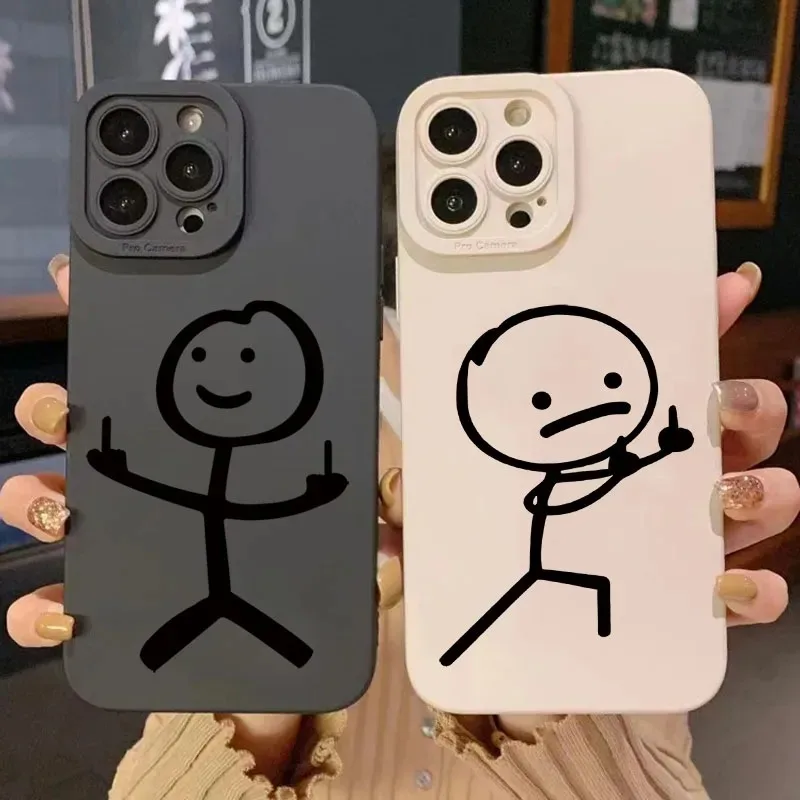 Cute Cartoon Matchman Matte Si - Phone Cases Cute Iphone 14 review and price