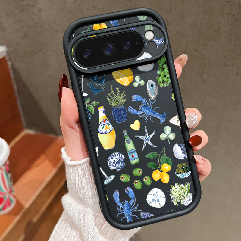 Ocean Whale Patterned TPU Phon - Phone Cases Pixel 10 review and price