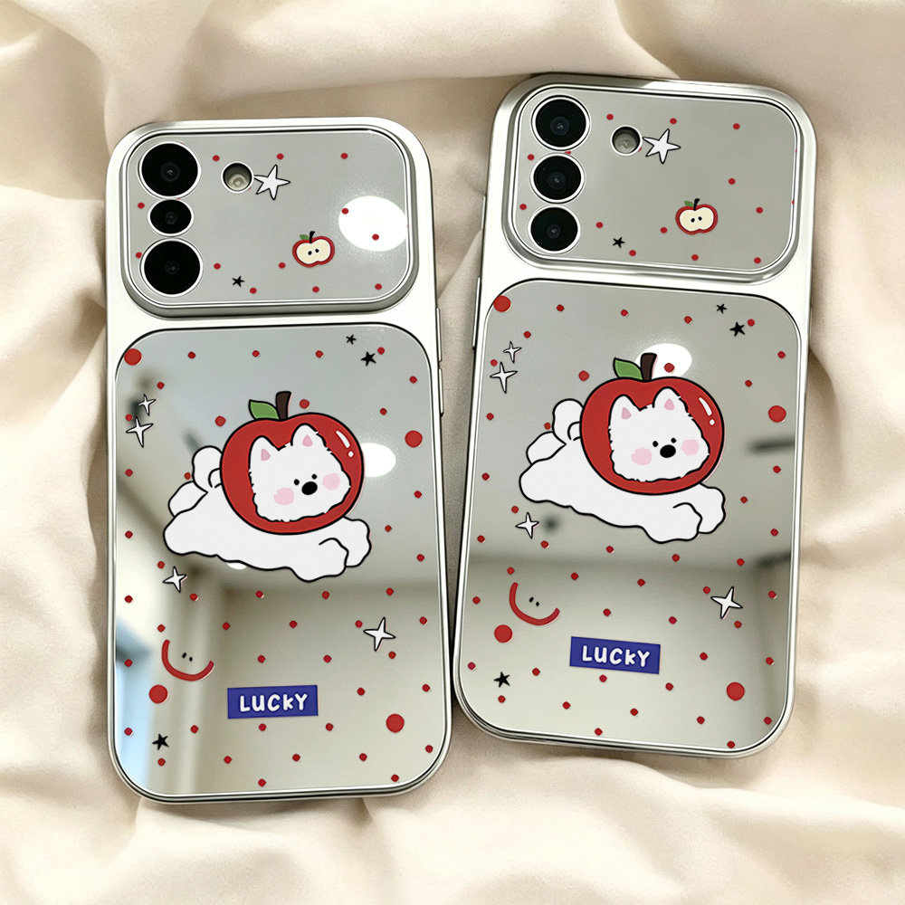 Make Up Mirror Cute Dog Phone  - Phone Cases Galaxy A16 5G review and price