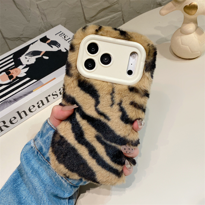 Luxury Zebra Pattern Fluffy Pl - Phone Cases 13 review and price