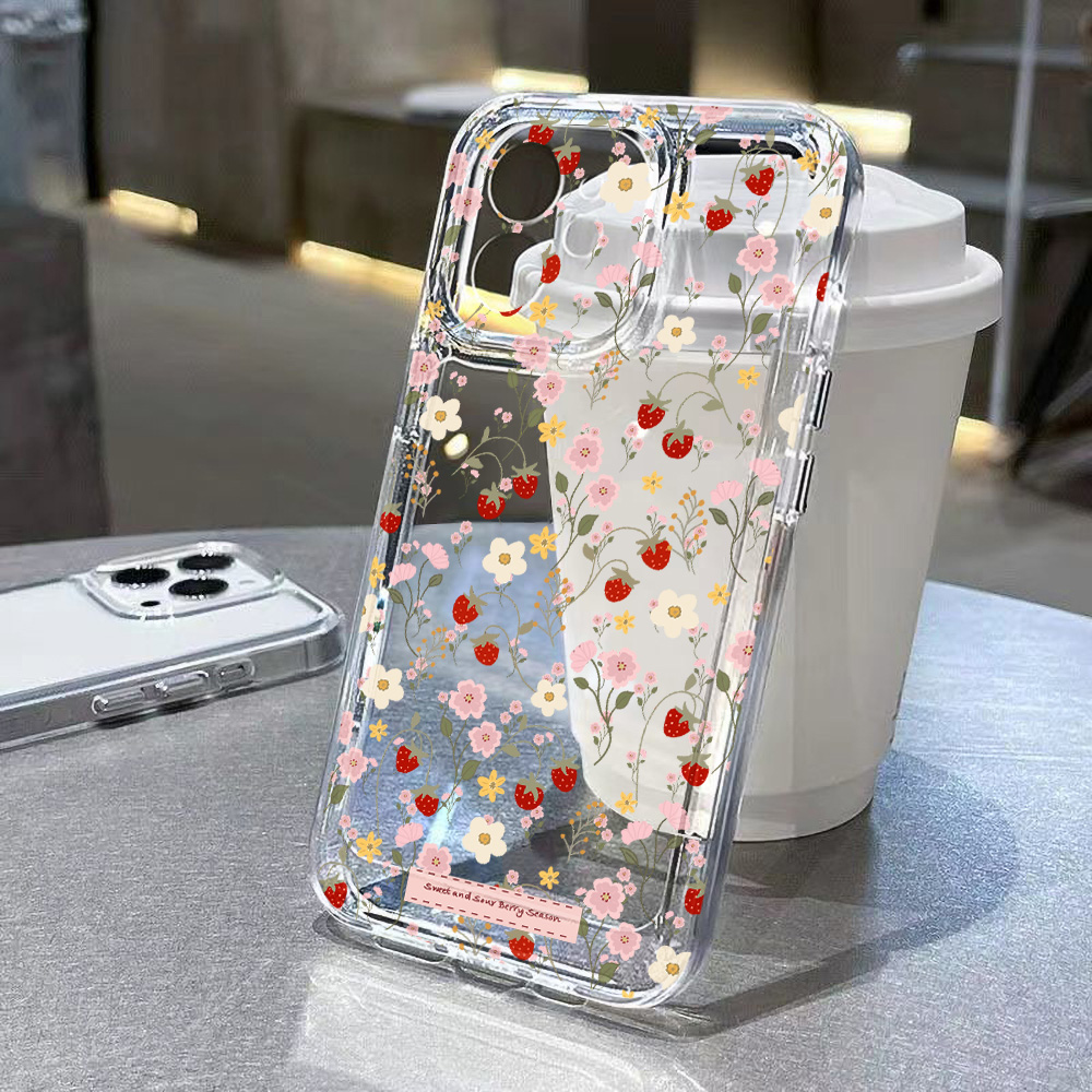 Aesthetic Floral Case For iPho - Phone Cases Aesthetic review and price