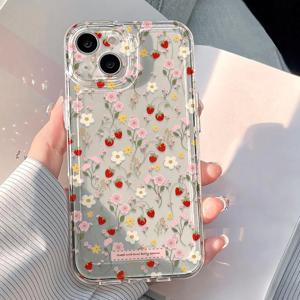 Aesthetic Floral Case For iPho - Phone Cases Aesthetic review and price