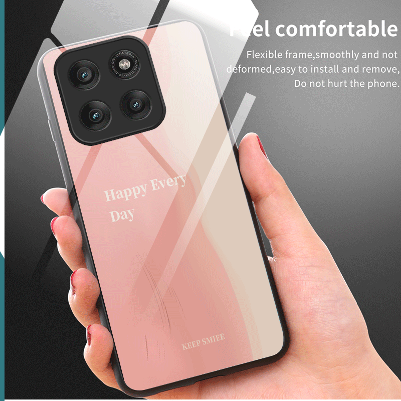 Hard Tempered Glass Case For M - Gradient Color Case review and price