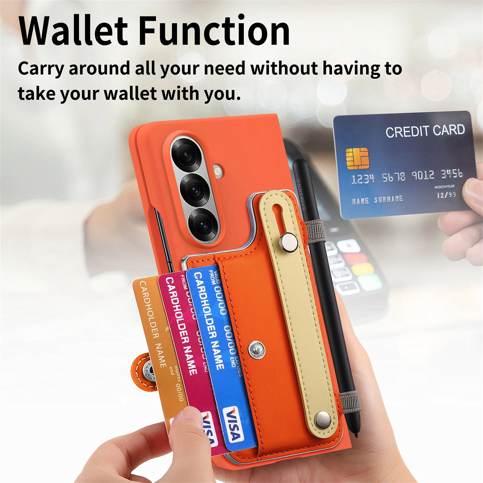 Wrist Strap Card Slot Full Cov - Slim Card Slot Case review and price