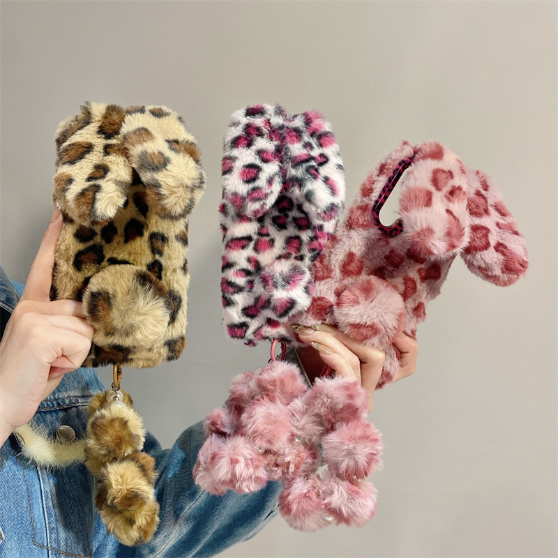 Luxury 3D Leopard Print Rabbit - Phone Cases Samsung review and price