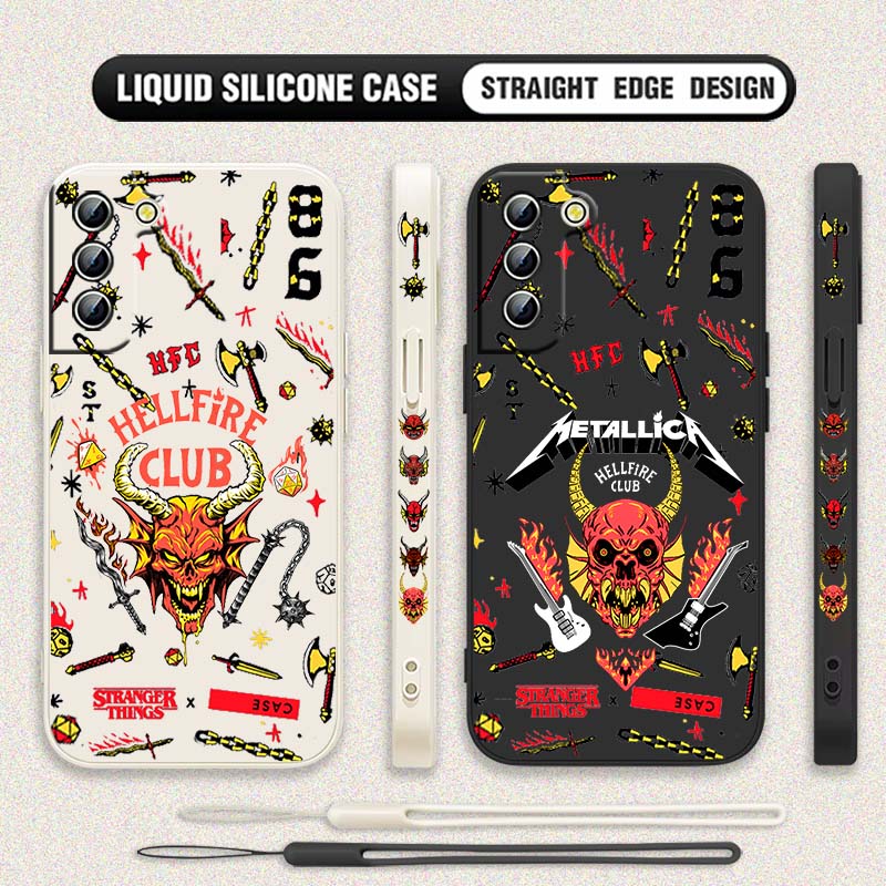 Stranger Things Red Hell Demon - Silicone Liquid Case review and price