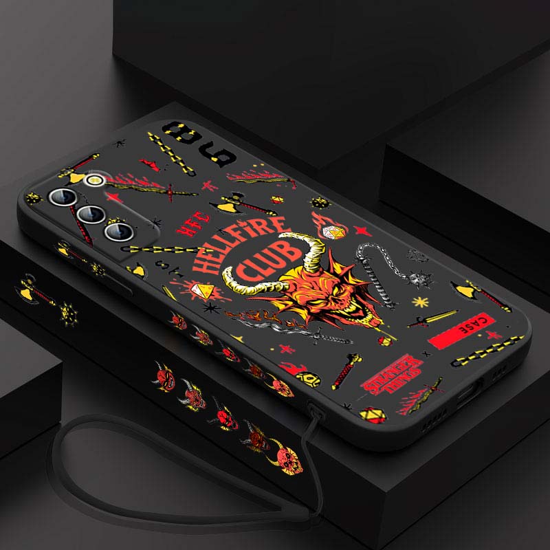 Stranger Things Red Hell Demon - Silicone Liquid Case review and price