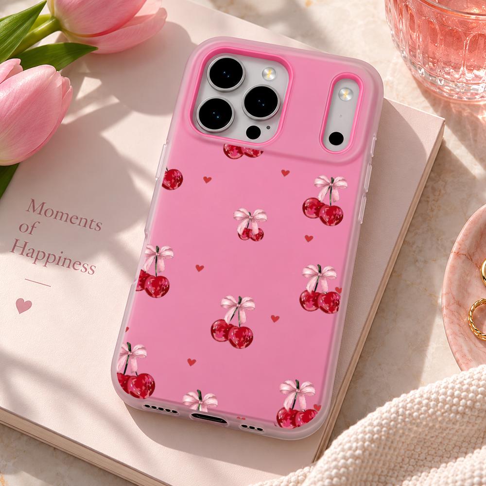 Cute Pink Heart Bow Cute Pink  - Phone Cases Cute Iphone 14 review and price