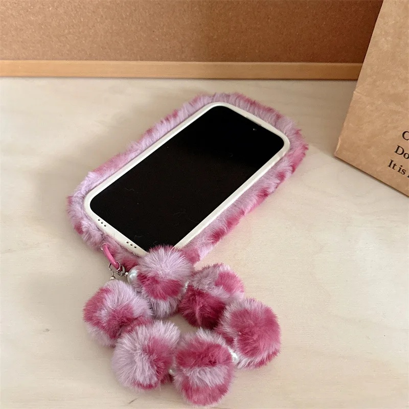 Fashion Leopard Furry Plush Le - Phone Cases 13 review and price