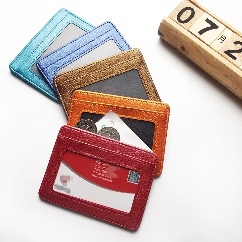 Thin PU Leather Mini Wallet Sl - Slim Card Slot Case review and price