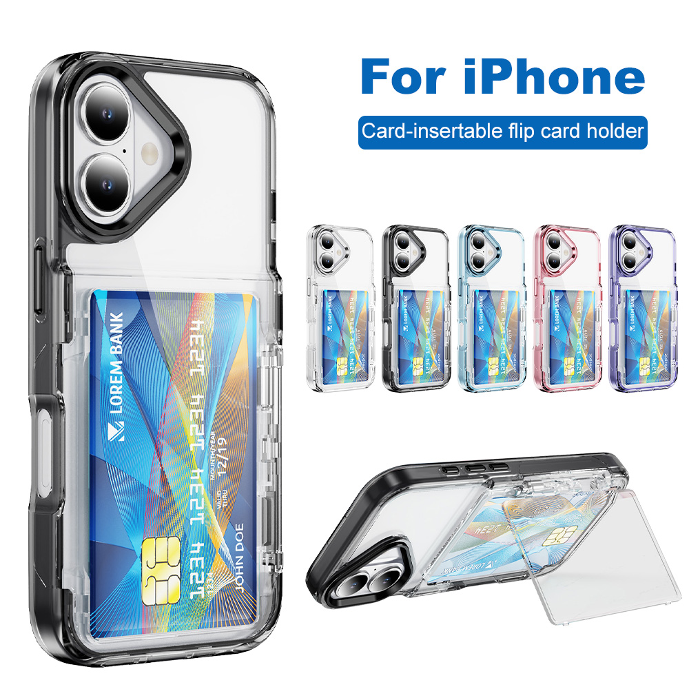 Transparent Card Slot Fold Sta - Slim Card Slot Case review and price