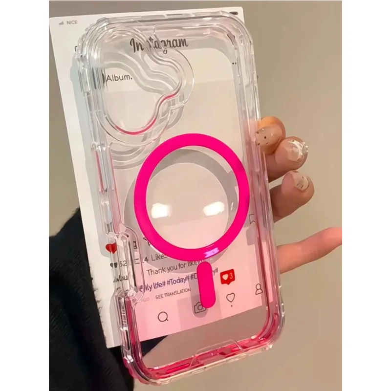 Hottest 3IN1 Gradient Clear fo - Gradient Color Case review and price