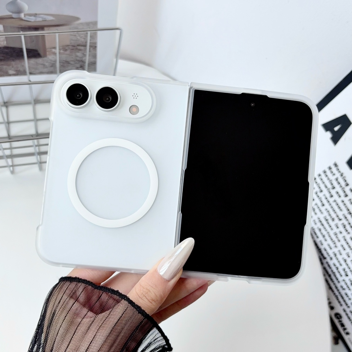 For Magsafe Magnetic Matte tra - Transparent Thin Case review and price
