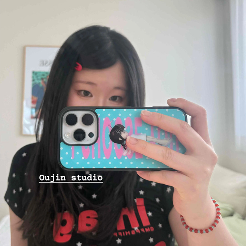 Korean Ins Polka Dots Angel Gi - Phone Cases Cool Girl review and price