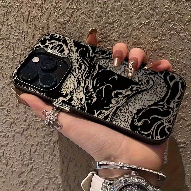 Dragon Totem Pattern Phone Cas - Gradient Color Case review and price