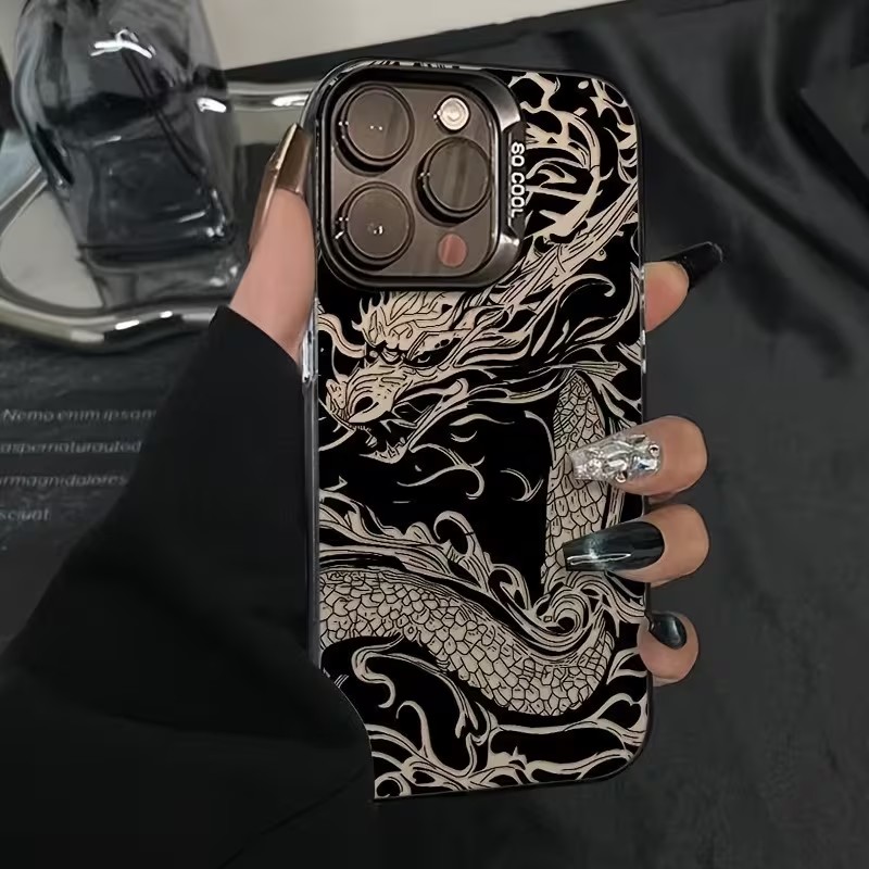 Dragon Totem Pattern Phone Cas - Gradient Color Case review and price