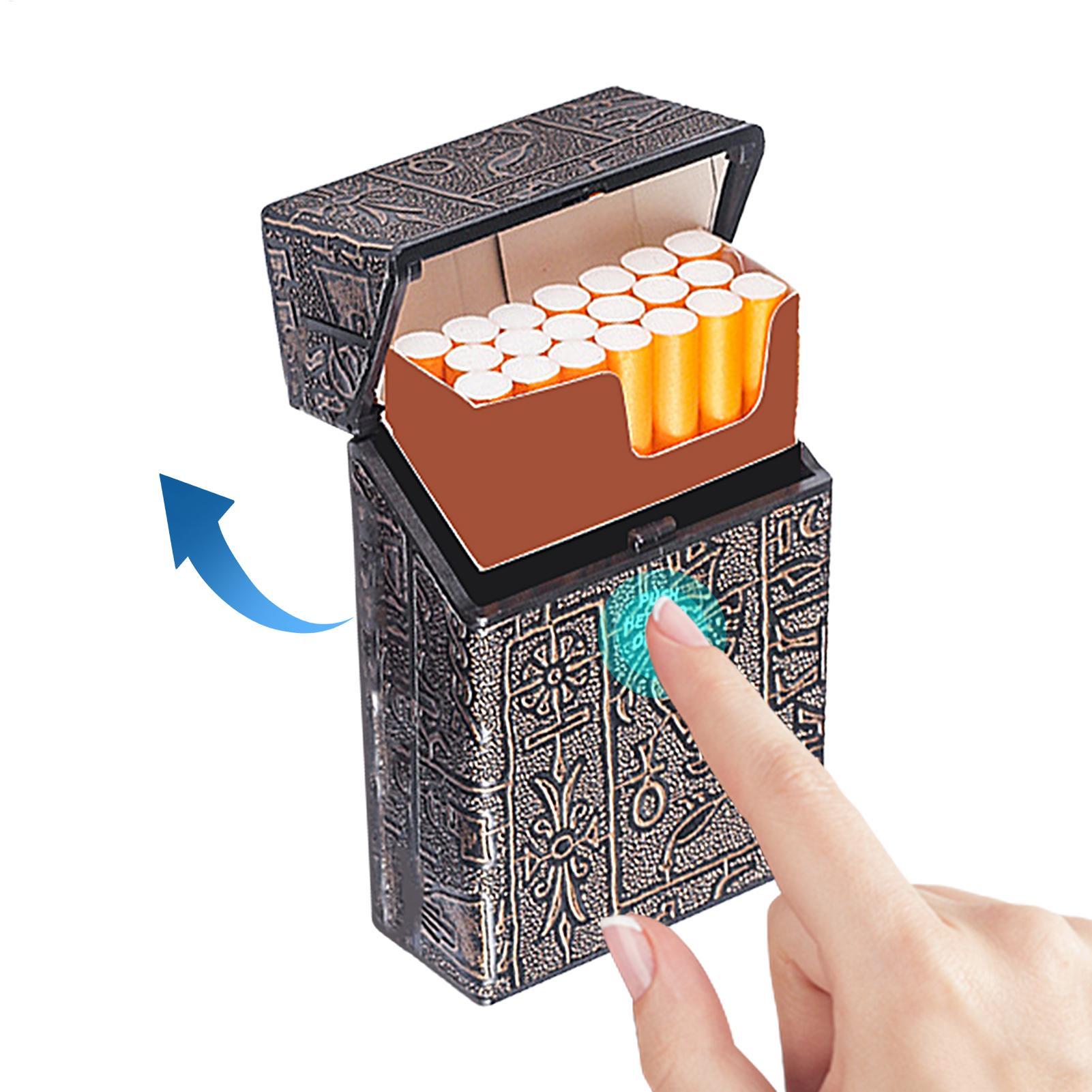 20 Capacity Cigarettes Box Pla - Transparent Thin Case review and price