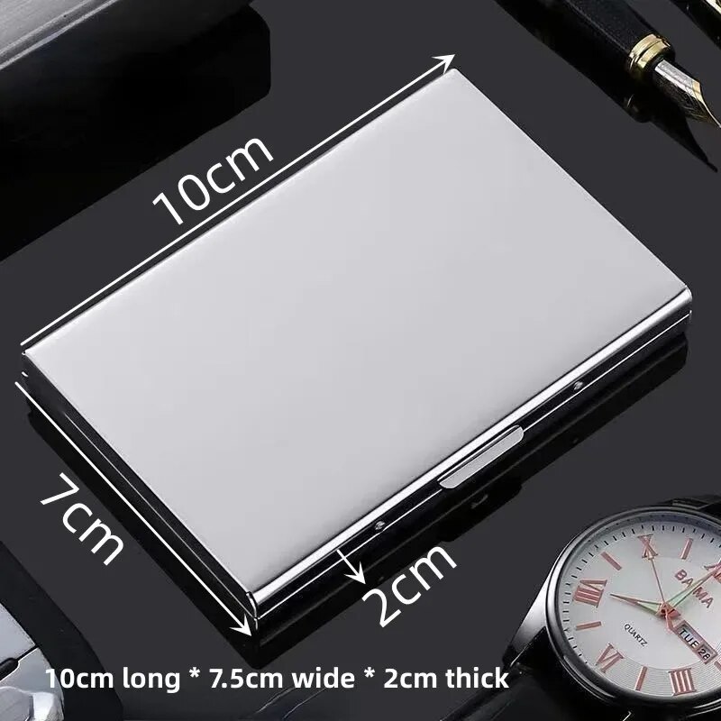 10 Slots Stainless Credit Card - Slim Card Slot Case review and price