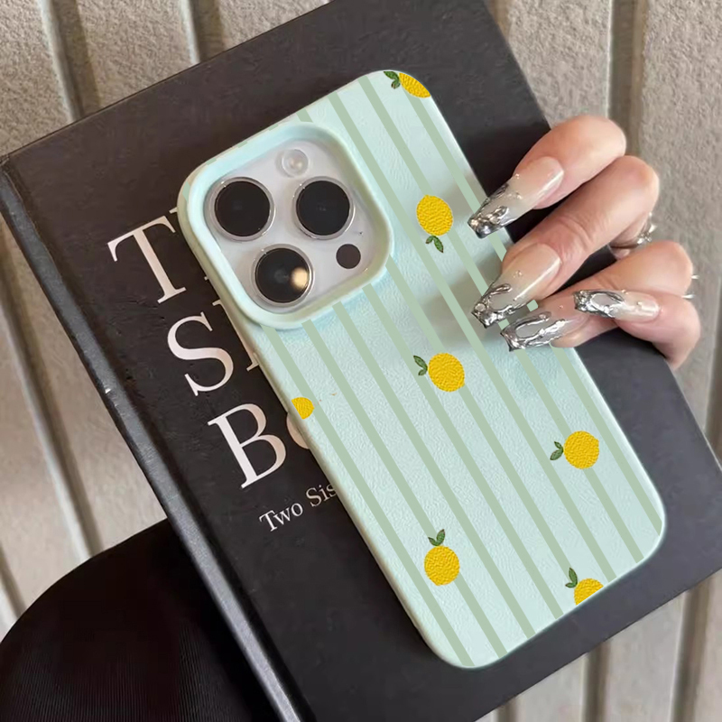 Shockproof Cute Lemon Pattern  - Phone Cases Cute Iphone 14 review and price