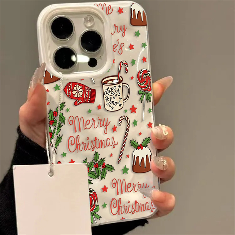 Cute Festive Christmas Pattern - Phone Cases Cute Iphone 14 review and price