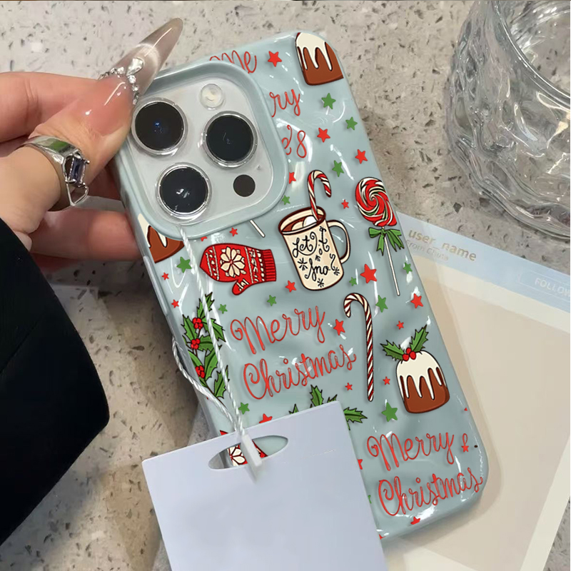 Cute Festive Christmas Pattern - Phone Cases Cute Iphone 14 review and price