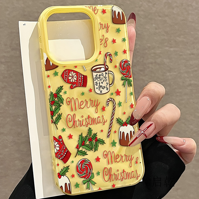 Cute Festive Christmas Pattern - Phone Cases Cute Iphone 14 review and price