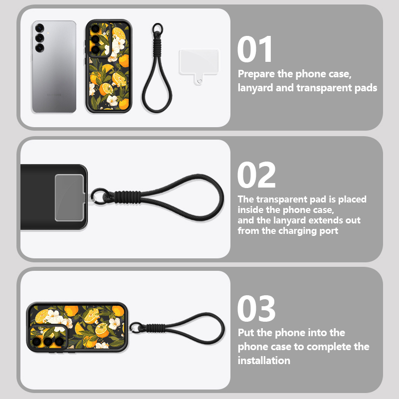 Flower Pattern Lanyard Phone C - Phone Cases Galaxy A16 5G review and price